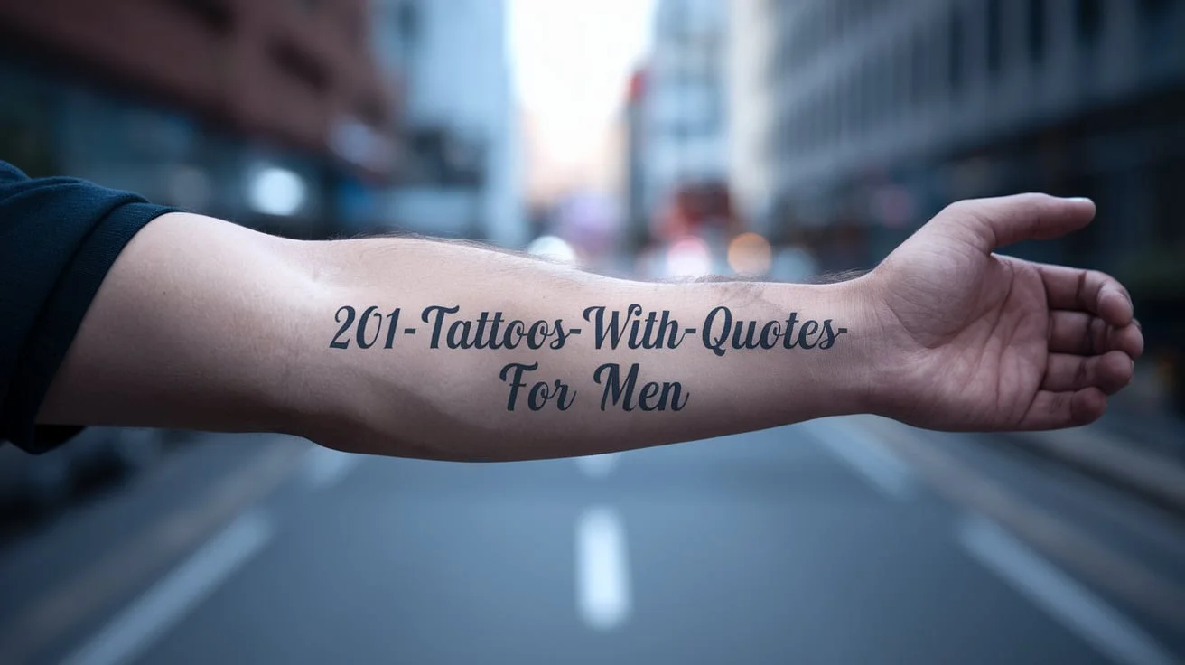 Tattoos with Quotes for Men