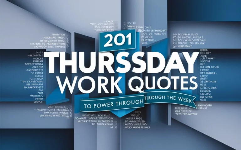 Thursday Work Quotes to Power Through the Week