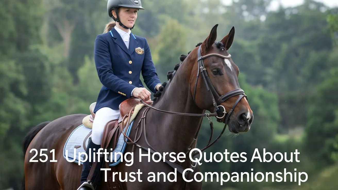 Uplifting Horse Quotes About Trust and Companionship