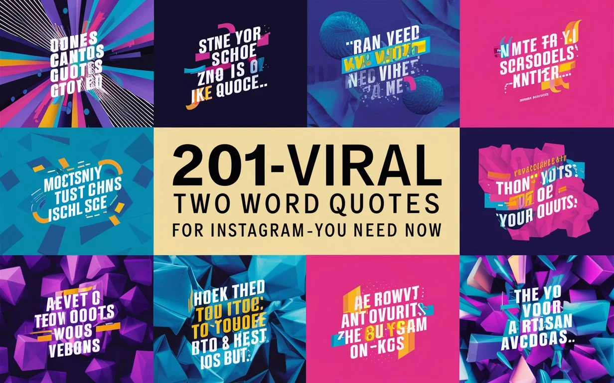 Viral Two-Word Quotes for Instagram You Need Now