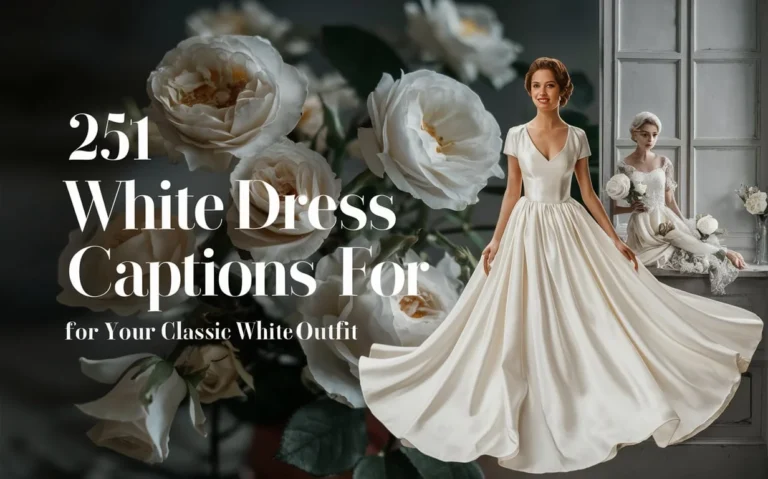 White Dress Captions for Your Classic White Outfit