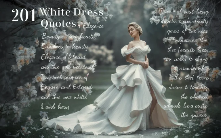 White Dress Quotes to Inspire Elegance and Beauty