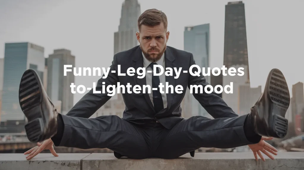 🌟 Funny Leg Day Quotes to Lighten the Mood