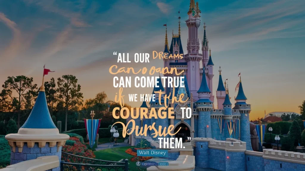 🌟 Walt Disney Quotes on Dreams and Ambition