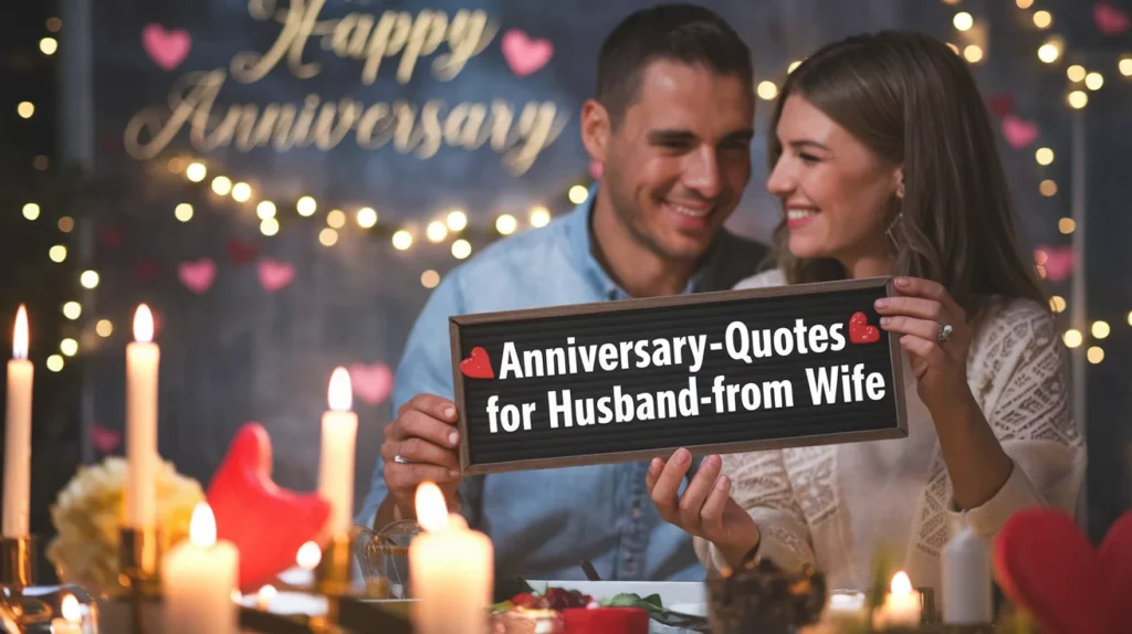 💖 Anniversary Quotes for Husband from Wife