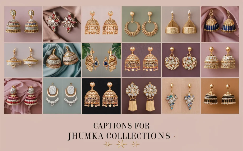 Captions for Jhumka Collections 💎