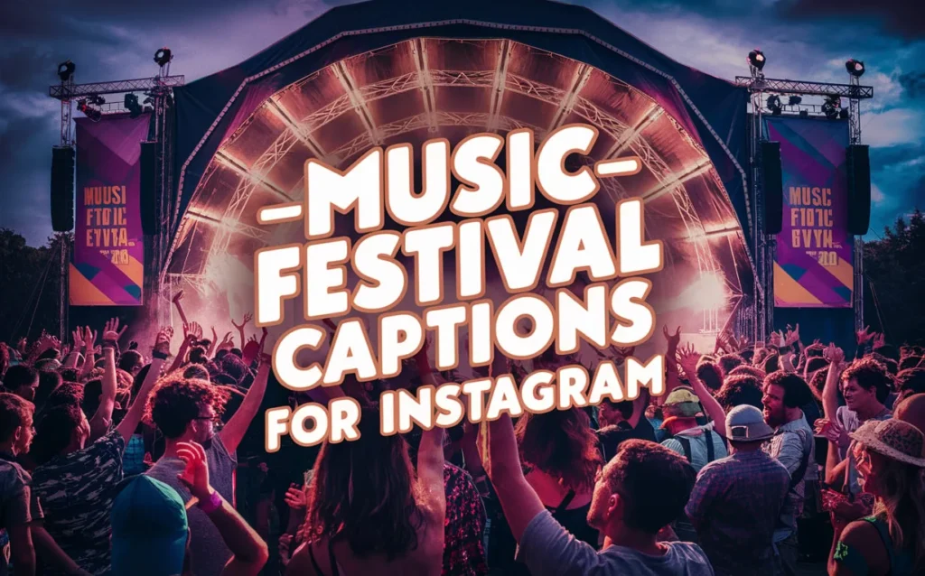 Music Festival Captions for Instagram 🎤